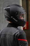 RAPID RACE MAT SİYAH KASK