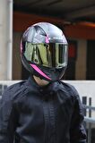 RAPID PALIMNESIS MAT SİYAH-PEMBE KASK