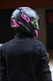 RAPID PALIMNESIS MAT SİYAH-PEMBE KASK