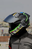 Y.100R URBANGRAM MAT SİYAH KASK
