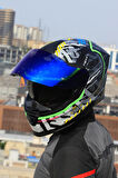 Y.100R URBANGRAM MAT SİYAH KASK