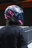 RAPID PALIMNESIS MAT SİYAH-PEMBE KASK
