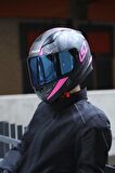 RAPID PALIMNESIS MAT SİYAH-PEMBE KASK