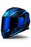 Storm 2 Racer Mat Mavi Kask
