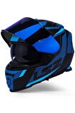 Storm 2 Racer Mat Mavi Kask
