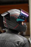 RAPID RACE TAKAROA MAT SİYAH-KIRMIZI KASK