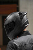 Rapıd 2 Race Takaroa Mat Siyah Kask + Spoiler