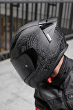 Rapıd 2 Race Takaroa Mat Siyah Kask + Spoiler
