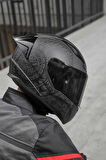 Rapıd 2 Race Takaroa Mat Siyah Kask + Spoiler
