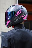 RAPID PALIMNESIS MAT SİYAH-PEMBE KASK
