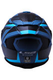 Storm 2 Racer Mat Mavi Kask