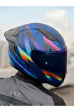 Rapıd 2 Race Optık Mat Mavi-mor Kask