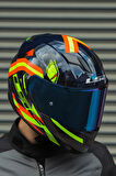 STREAM EVO REFLEX MAVİ TURUNCU KASK