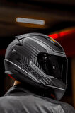 RAPID KRUISE MAT SİYAH-GRİ KASK