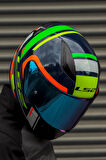 RAPID CHOS MAVİ NEON TURUNCU KASK