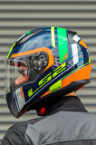 RAPID CHOS MAVİ NEON TURUNCU KASK