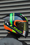 RAPID RACE CHOS MAVİ NEON TURUNCU KASK
