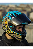 RAPID 2 NEO MAVİ-MOR KASK