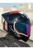 RAPID 2 RACE EXTRA BEYAZ-KIRMIZI KASK