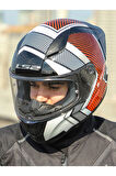 RAPID 2 RACE EXTRA BEYAZ-KIRMIZI KASK