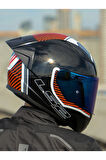 RAPID 2 RACE EXTRA BEYAZ-KIRMIZI KASK