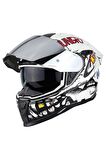 NEXX SX.100R HUNGRY MILES BEYAZ KASK