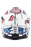 NEXX SX.100R HUNGRY MILES BEYAZ KASK