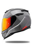 NEXX SX.100 SKYWAY GRİ-KIRMIZI KASK