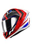 GIVI 50.8 RACER BEYAZ-KIRMIZI-SİYAH KASK