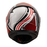 LS2 RAPID 2 EXTRA BEYAZ-KIRMIZI KASK