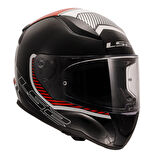 LS2 RAPID 2 EXTRA BEYAZ-KIRMIZI KASK