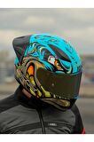LS2RAPID 2 RACE NEO MAVİ-MOR KASK