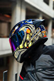 RAPID 2 SPOX MAVİ-GRİ KASK + SPOILER