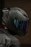 LS2 RAPID 2 RACE CRYPT MAT SİYAH KASK C4