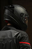 LS2 RAPID 2 RACE CRYPT MAT SİYAH KASK