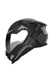 X.wst 3 Fluence Mat Siyah-gri Kask
