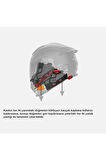X.wst 3 Fluence Mat Siyah-gri Kask