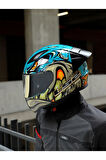 Rapıd 2 Race Neo Mavi-mor Kask