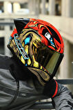 RAPID 2 RACE SPOX KIRMIZI-GRİ KASK