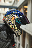 RAPID 2 SPOX MAVİ-GRİ KASK
