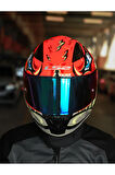 RAPID 2 SPOX KIRMIZI-GRİ KASK