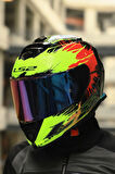 STORM 2 DROP SİYAH-SARI-KIRMIZI KASK