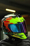 STORM 2 DROP SİYAH-SARI-KIRMIZI KASK