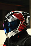 RAPID 2 Race EXTRA BEYAZ-KIRMIZI KASK