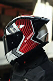 RAPID 2 Race EXTRA BEYAZ-KIRMIZI KASK