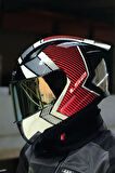 RAPID 2 Race EXTRA BEYAZ-KIRMIZI KASK