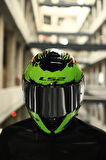 STORM 2 DROP SİYAH-SARI-KIRMIZI KASK