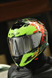 STORM 2 DROP SİYAH-SARI-KIRMIZI KASK
