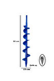 Motorlu Toprak Burgu Aparatı 15x80cm
