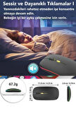 Çift Modlu Kablosuz Bluetooth Mouse Rgb Ledli Şarj Edilebilir Sessiz Tıklama Ergonomik